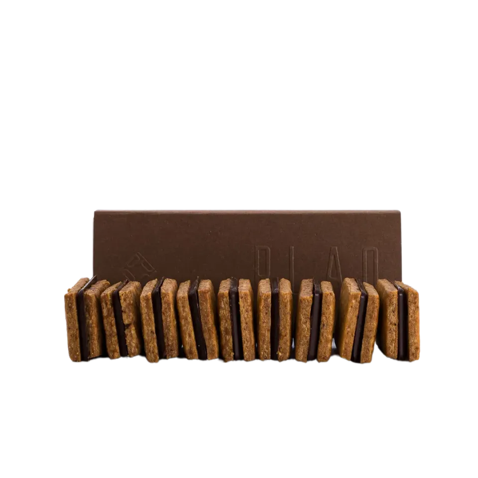 Plaq Sando sablés chocolat grande boîte amandes