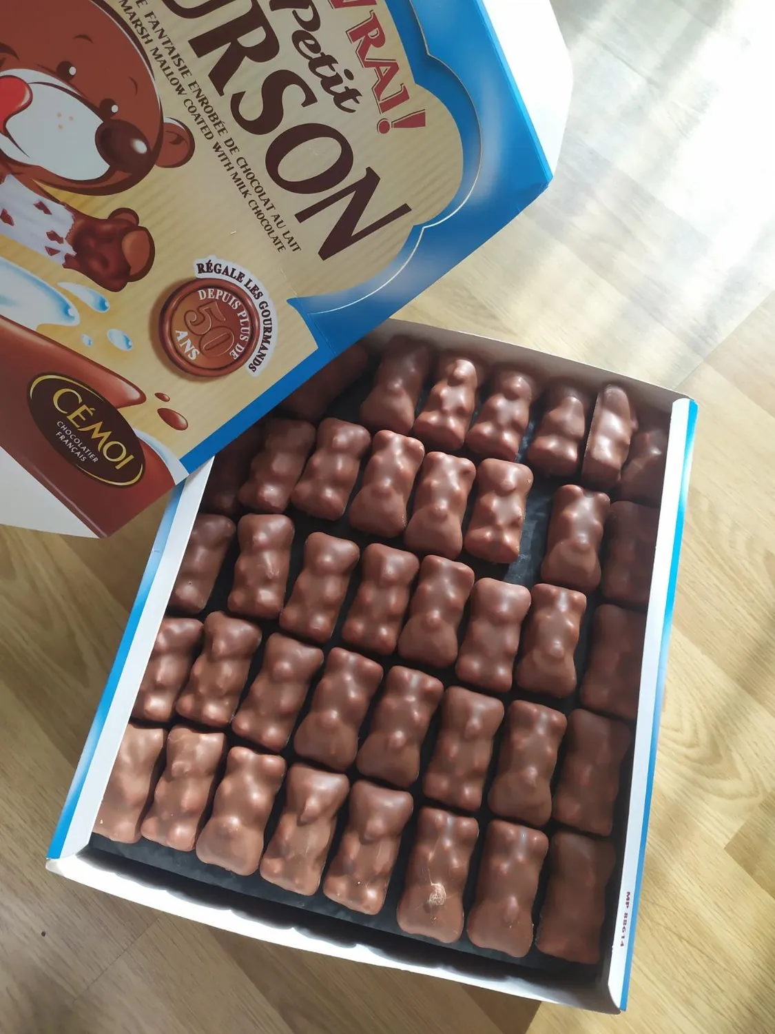 Cémoi Petit Ourson guimauve chocolat au lait 160 pièces 1,49 kg