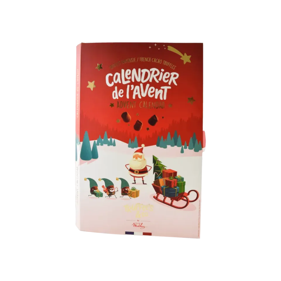 Chocolat Mathez Calendrier Avent truffes 170g fantaisie