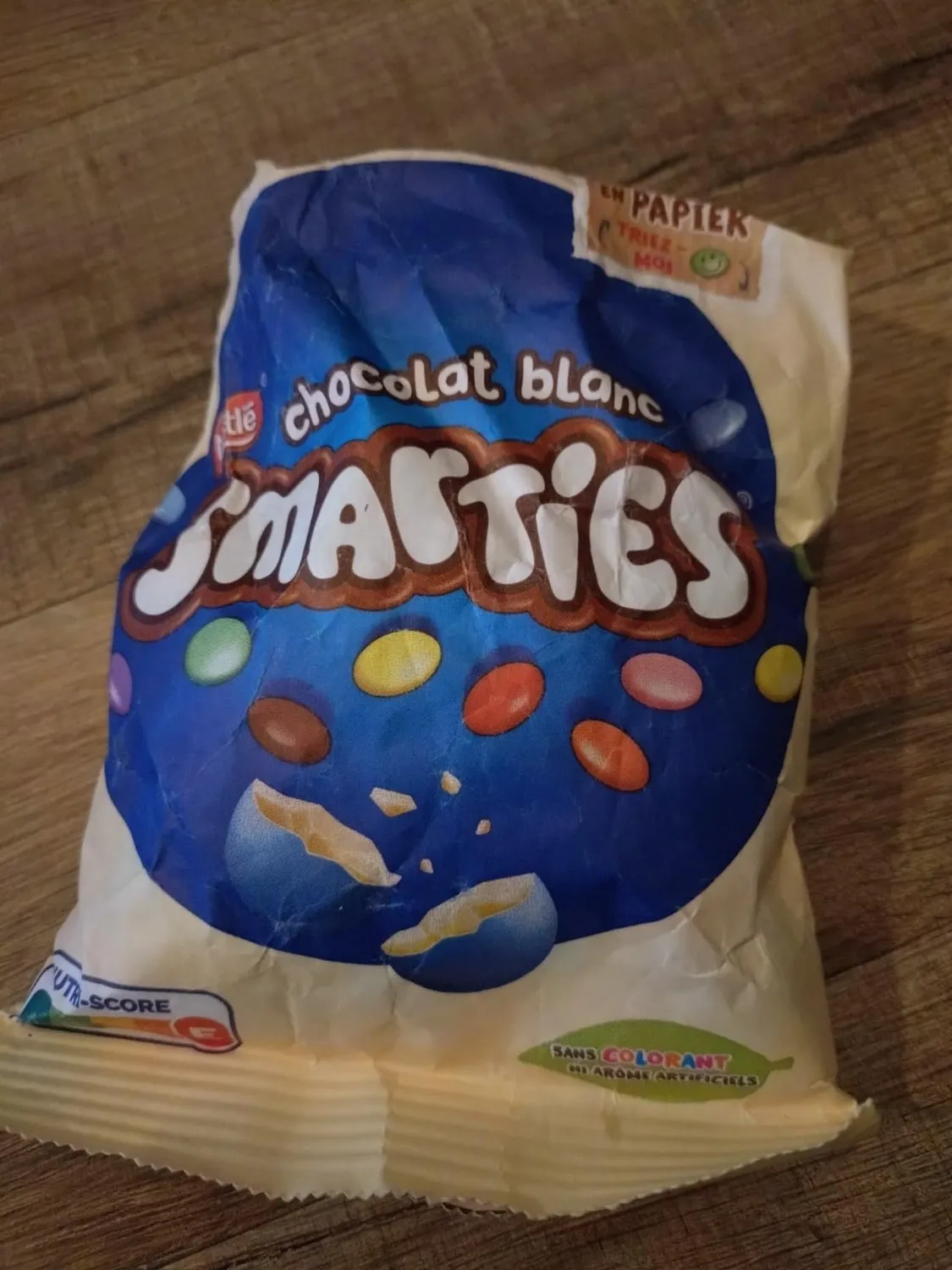 Smarties White billes chocolat blanc 250 g colorées