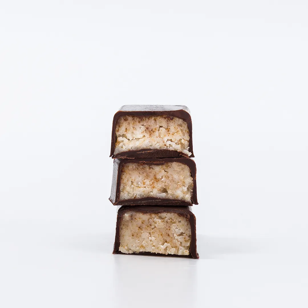 PLAQ La Barre Coco Enrobée Noir barre chocolat coco 76%
