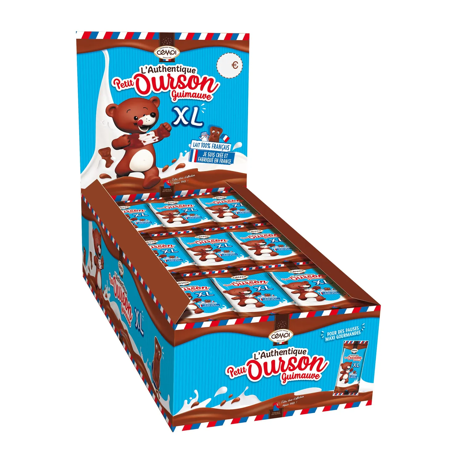 Cémoi Petit Ourson ourson guimauve lait XL 27 pièces moelleux