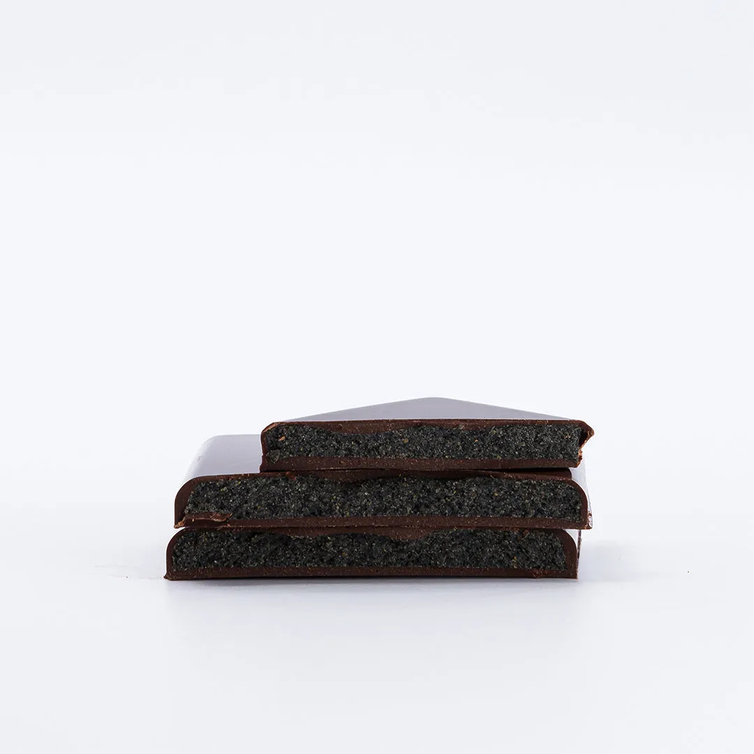 Plaq Kamili Praliné Sésame Noir tablette chocolat noir