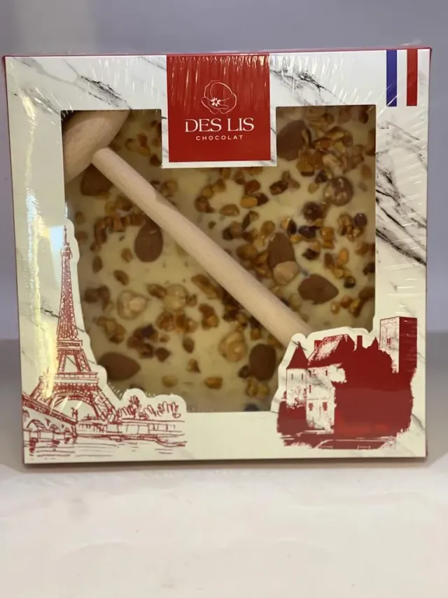 Des Lis Chocolat plaque chocolat blanc à casser 250g