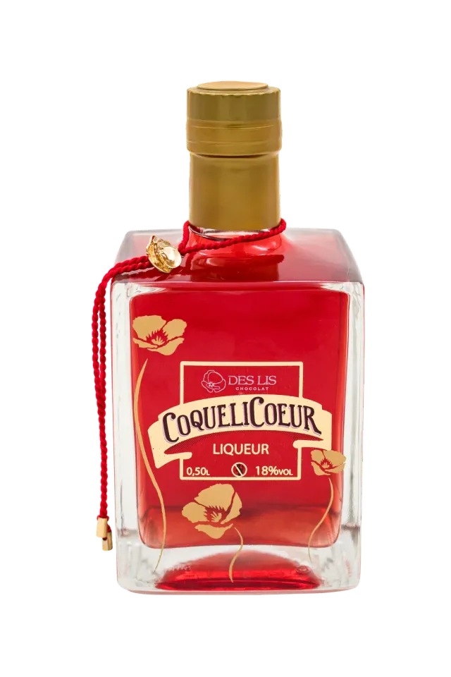 Des Lis Chocolat Coquelicoeur liqueur coquelicot 50 cl florale