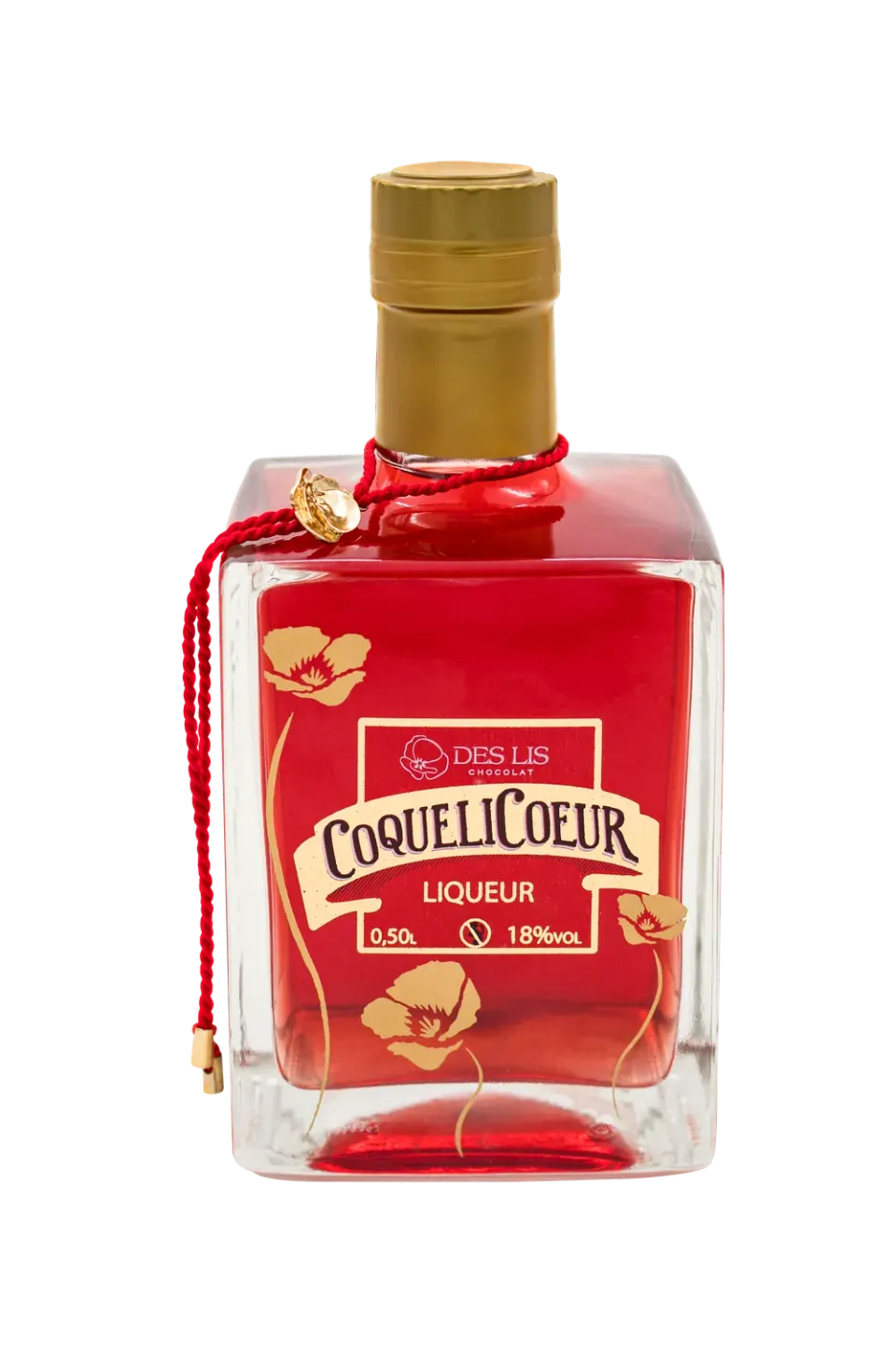 Des Lis Chocolat Coquelicoeur liqueur coquelicot 50 cl florale