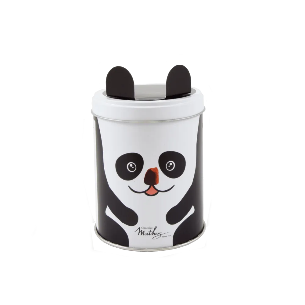 Chocolat Mathez Animaux boîte truffes 100g métal