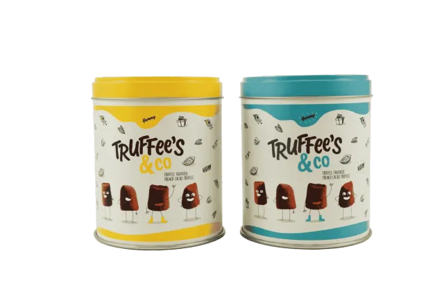 Mathez Truffee's & Co mini boîte métal truffes 100g cacao