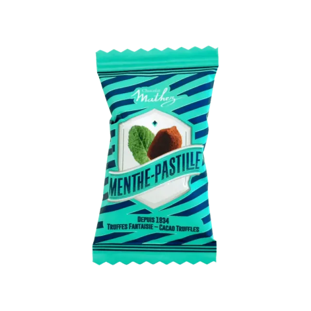 Chocolat Mathez Flowpacks Truffes Menthe Pastille 2,6kg