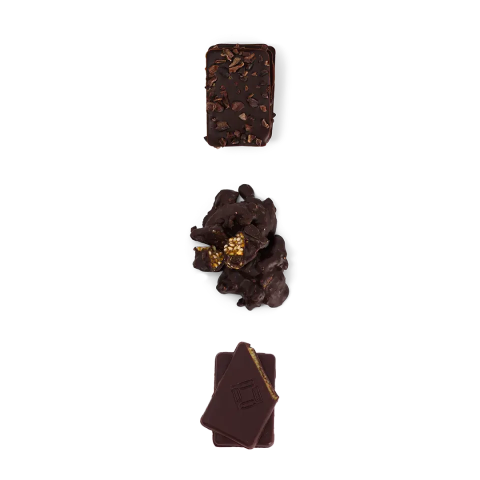 Plaq Boîte Mix Qulotté assortiment chocolat noir