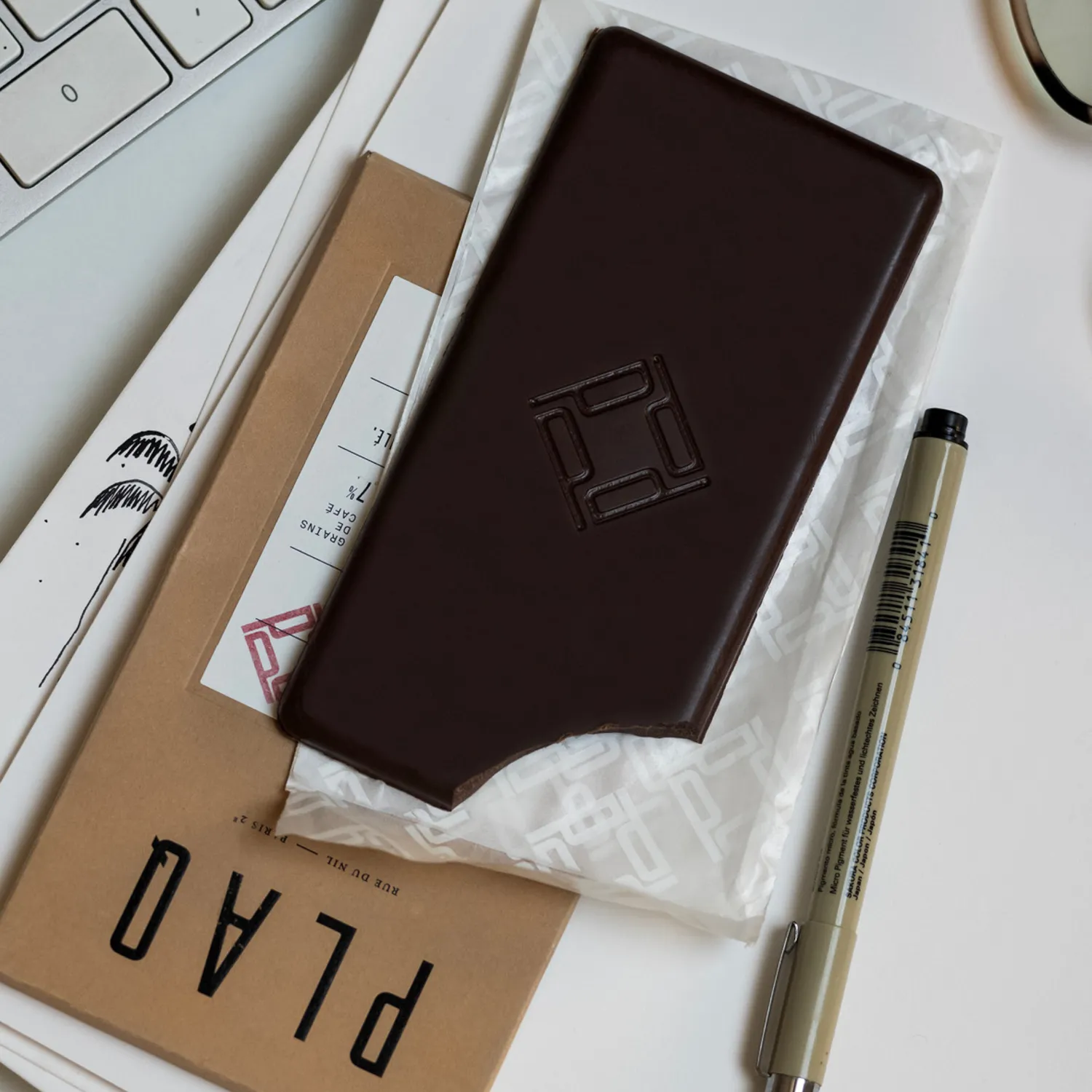 PLAQ Idukki Mocha tablette chocolat lait café
