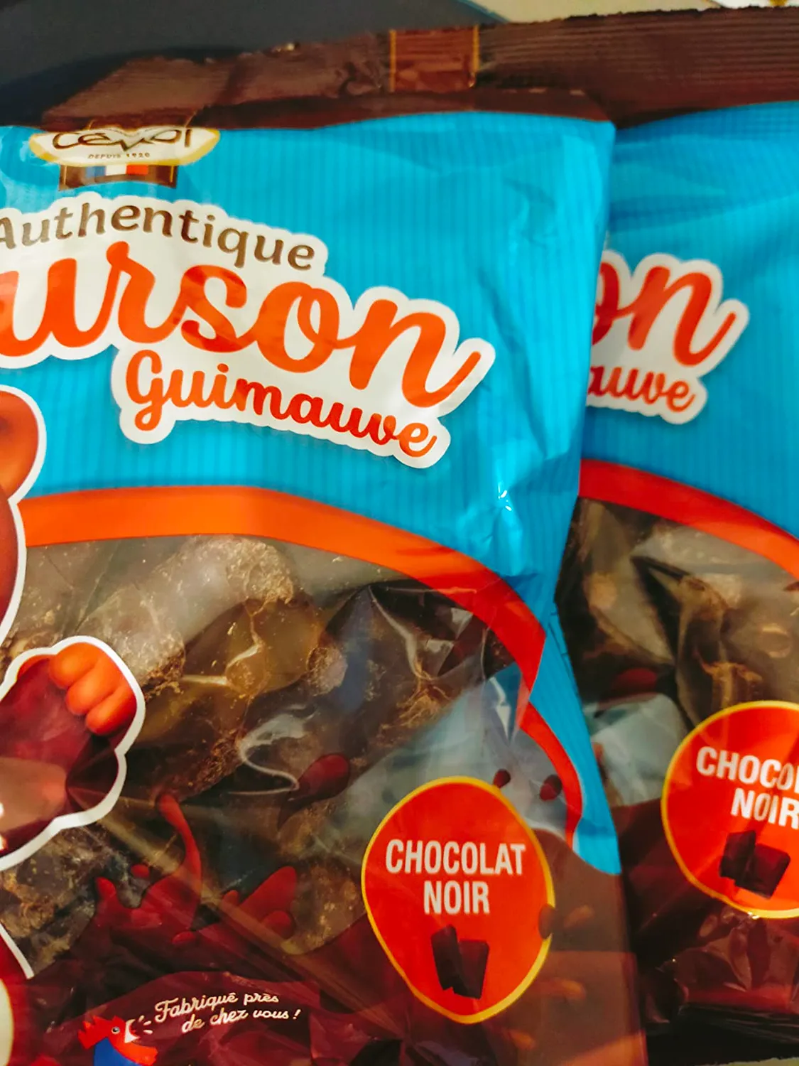 Cémoi Petit Ourson guimauve chocolat noir 180g moelleux