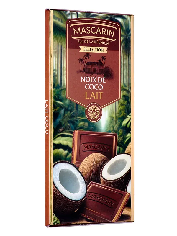 Mascarin Sélection tablette chocolat lait coco