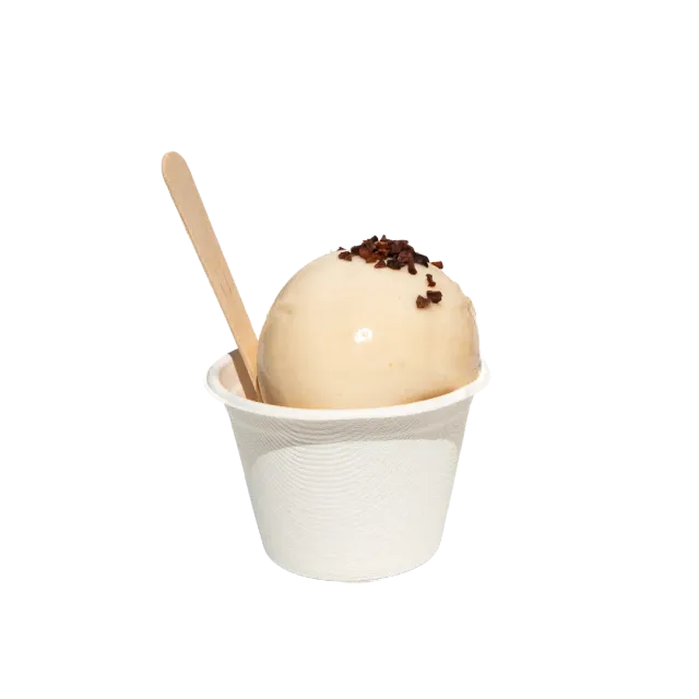 Plaq sorbet pulpe de cacao pot glacé acidulé