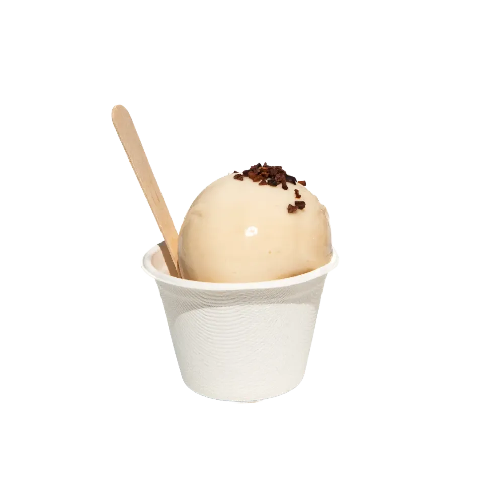 Plaq sorbet pulpe de cacao pot glacé acidulé
