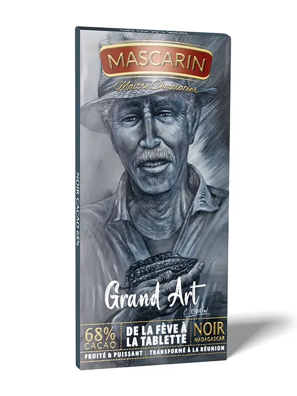 Mascarin Grand Art 68% tablette chocolat noir bean to bar