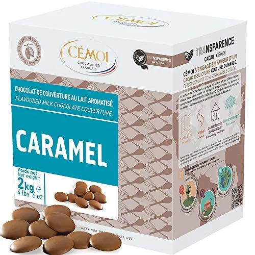 Cémoi Caramel 36% 26190 chocolat couverture lait caramel 2 kg