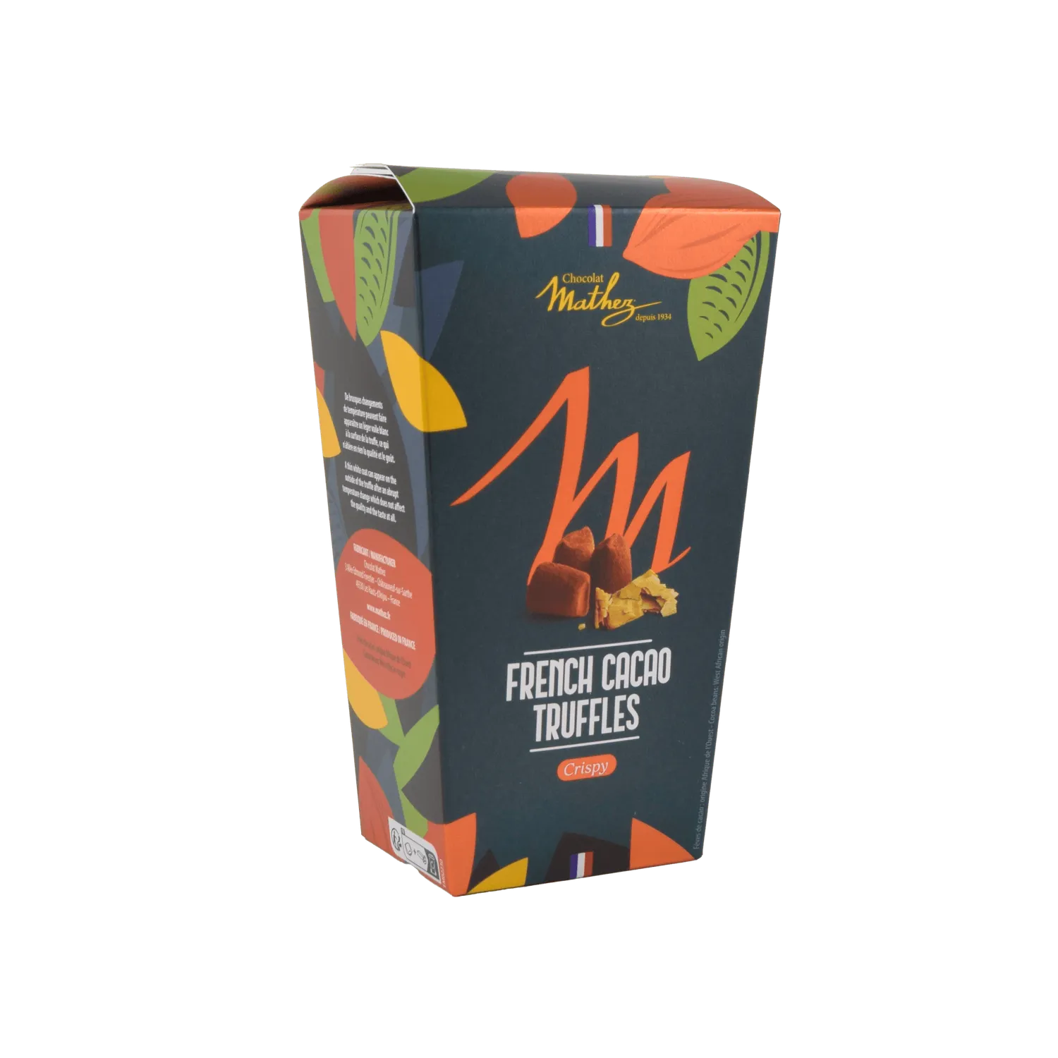 Chocolat Mathez Cocoa Box truffes cacao 250g fantaisie