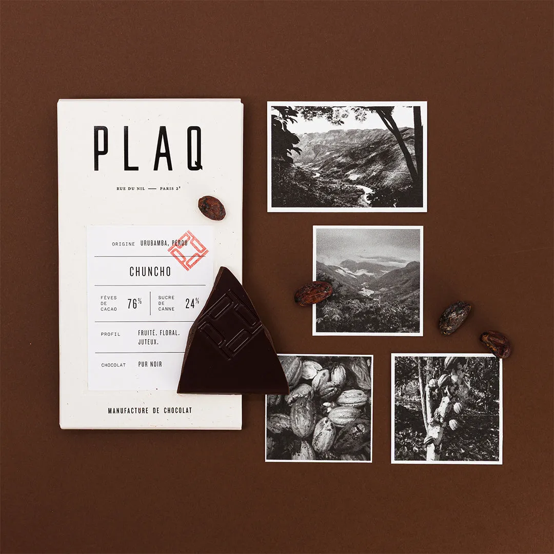 PLAQ Chuncho 76% tablette noir fruité
