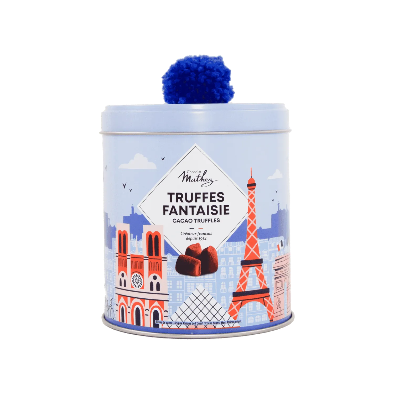 Chocolat Mathez Truffes Fantaisie Travel boite 250g cacao