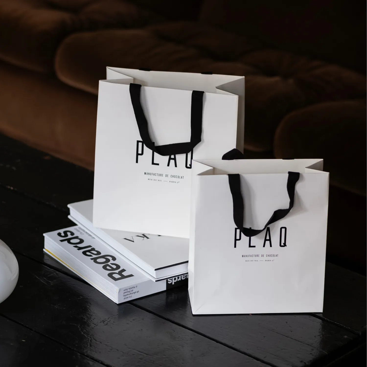 PLAQ Sac cadeau papier pour tablettes chocolat
