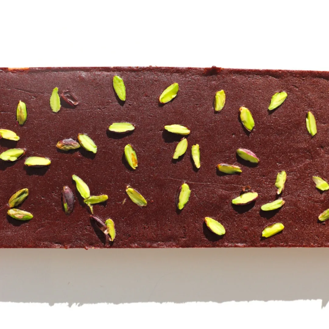 Plaq Tarte Praliné pistaches chocolat Kamili 76% 4-6 personnes