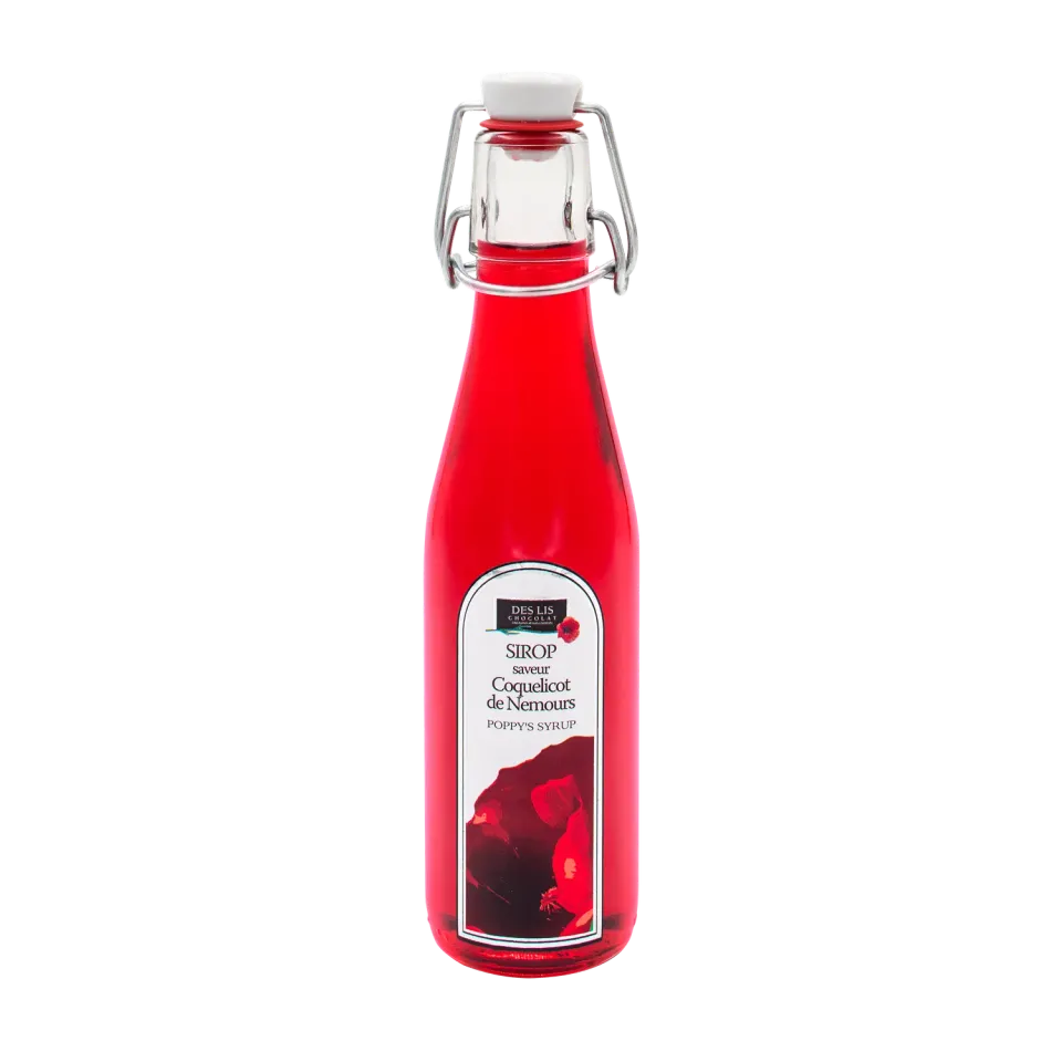 Des Lis Chocolat sirop coquelicot de Nemours