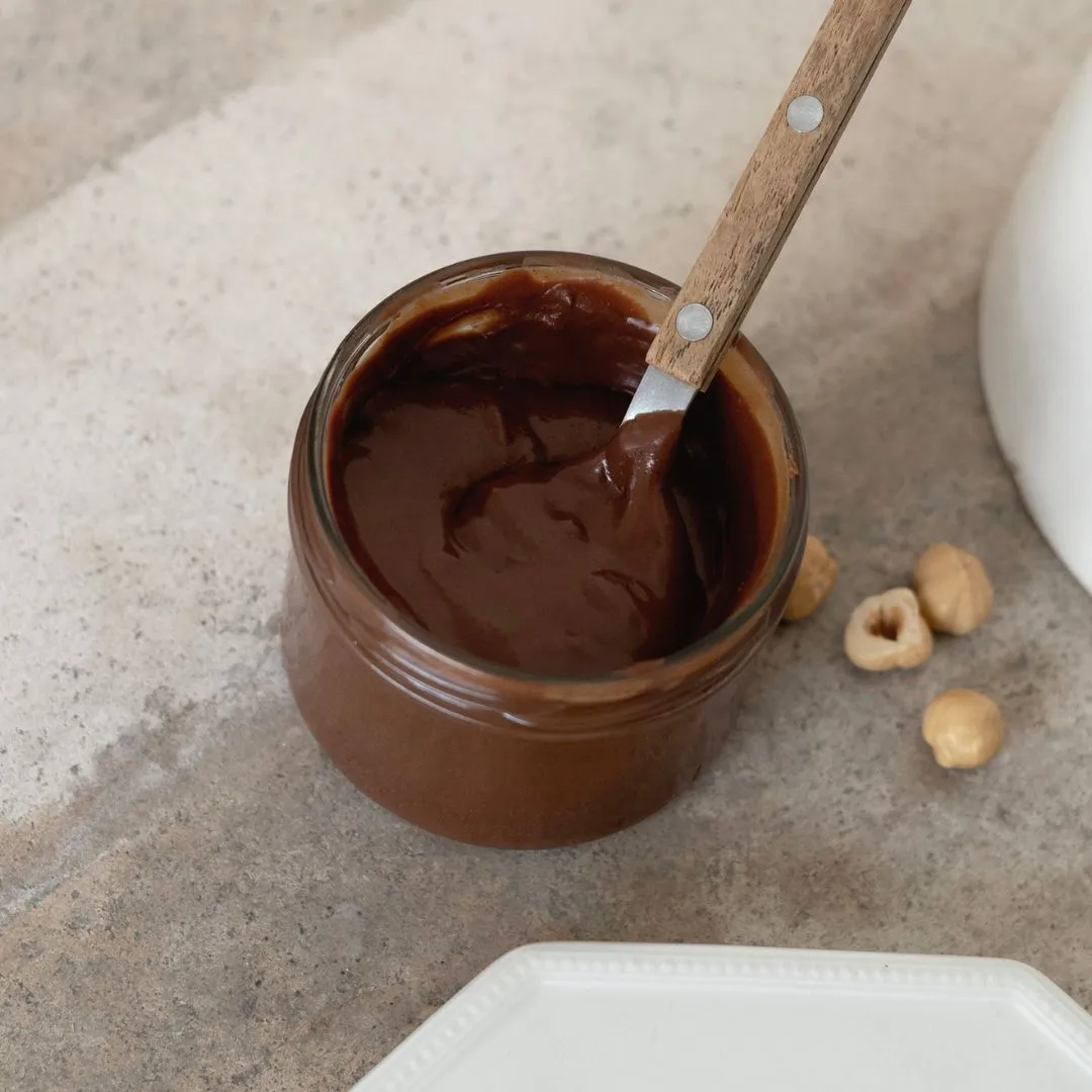 Plaq pâte à tartiner chocolat noisettes pot