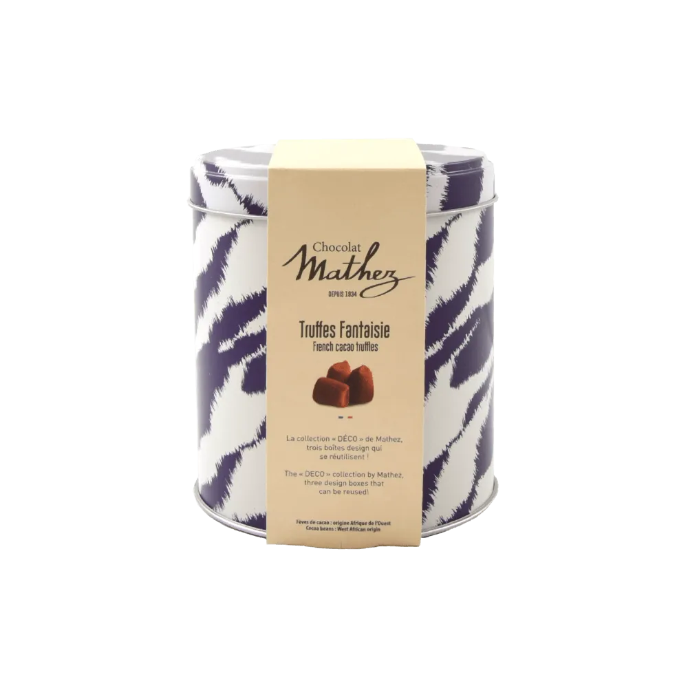 Chocolat Mathez Truffes Fantaisie Deco boite 250g cacao
