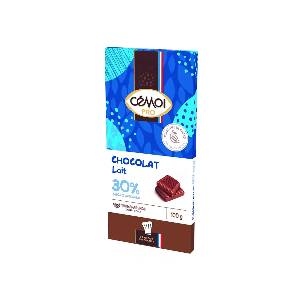 Cémoi Tablette Dégustation Chocolat au Lait 30% tablette 100 g doux